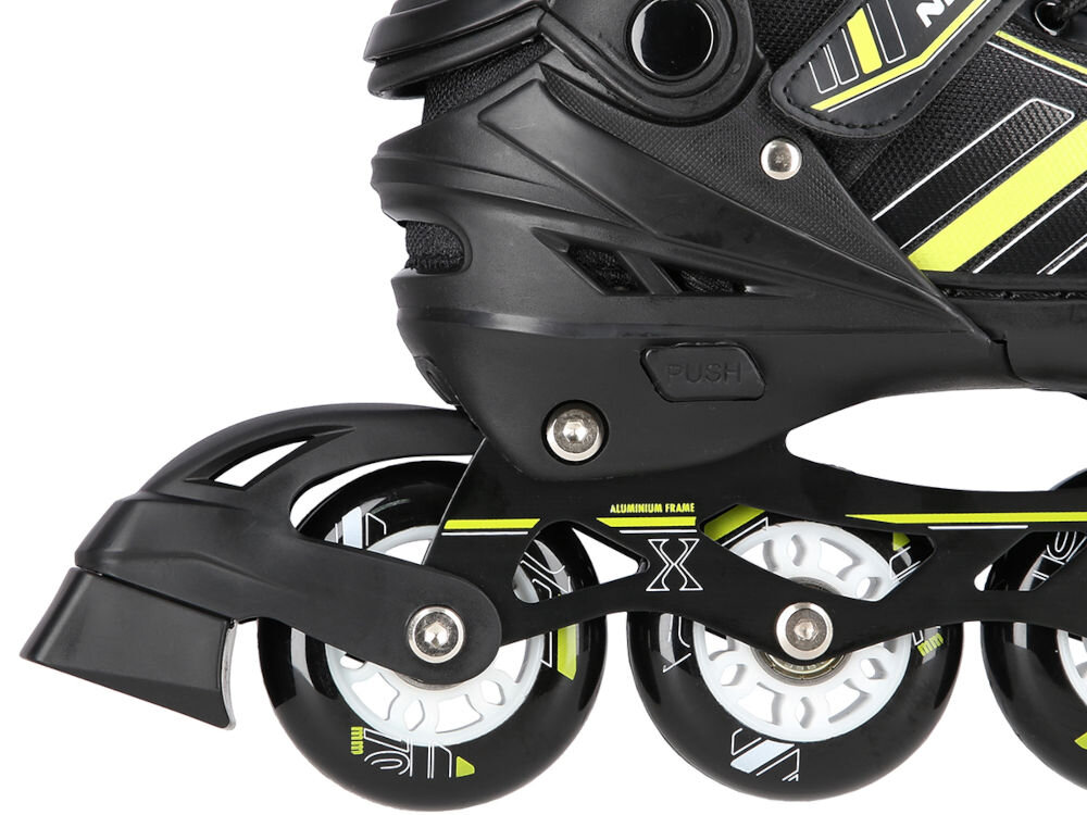 Łyżworolki NILS EXTREME NH18191 2w1 (rozmiar 34-38) abec7 przyczepność miekkie koła
