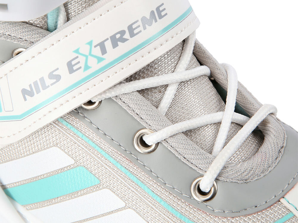 Łyżworolki NILS EXTREME NH18191 2w1 (rozmiar 39-43) klamra dwusekcyjna rzep sznurowadła hamulec