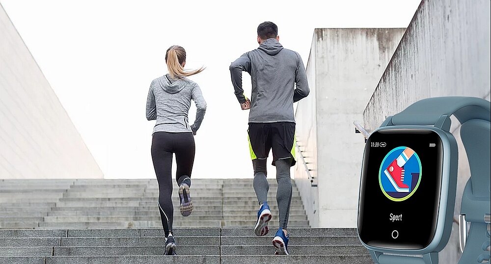 Smartwatch BEMI Ter ekran bateria pulsometr zdrowie sen czujnik monitoring pasek łączność  