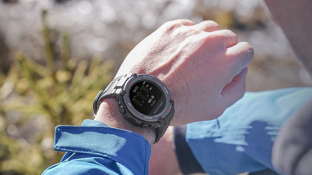 Smartwatch AMAZFIT T-Rex Pro tlen