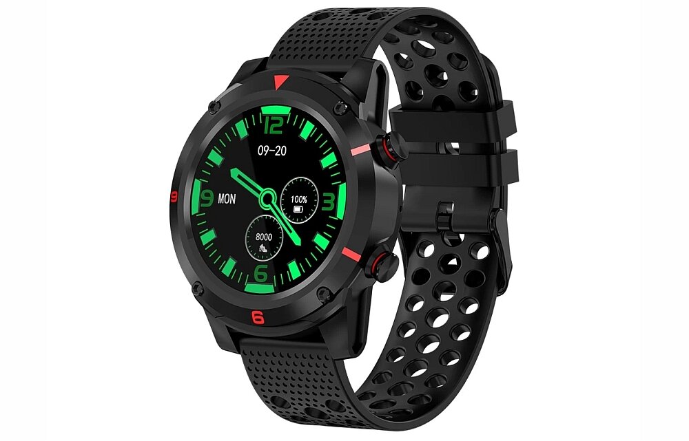 Smartwatch BEMI Scout SC1 GPS ekran bateria pulsometr zdrowie sen czujnik monitoring pasek łączność