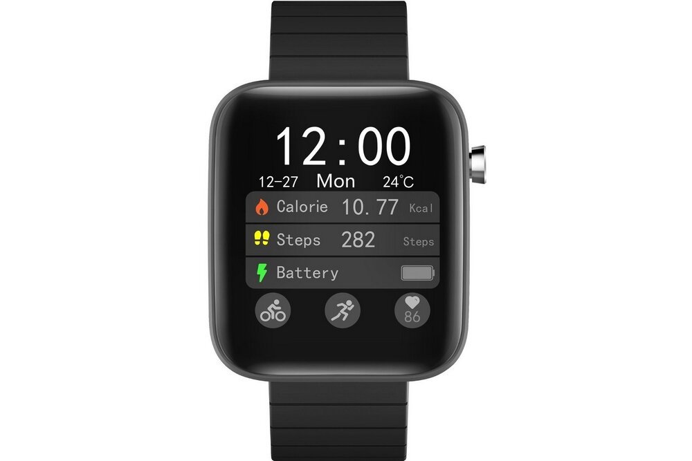 Smartwatch BEMI CID obudowa pasek ekran czujniki sport monitoring bateria pamięć