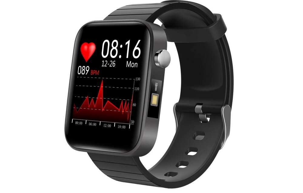 Smartwatch BEMI CID obudowa pasek ekran czujniki sport monitoring bateria pamięć