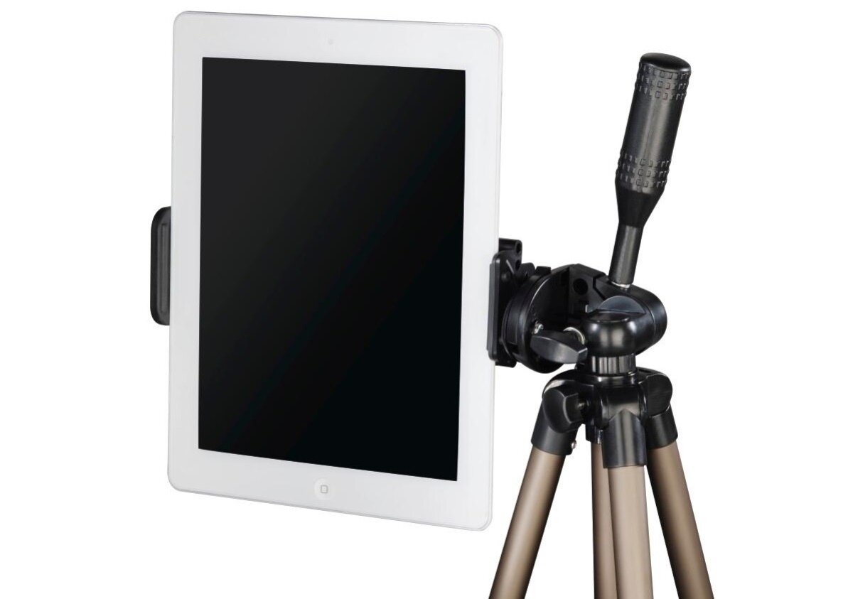 Stabilne mocowanie, zaciskowy uchwyt, ochrona przed zarysowaniem, statyw Hama Tripod 106 3D