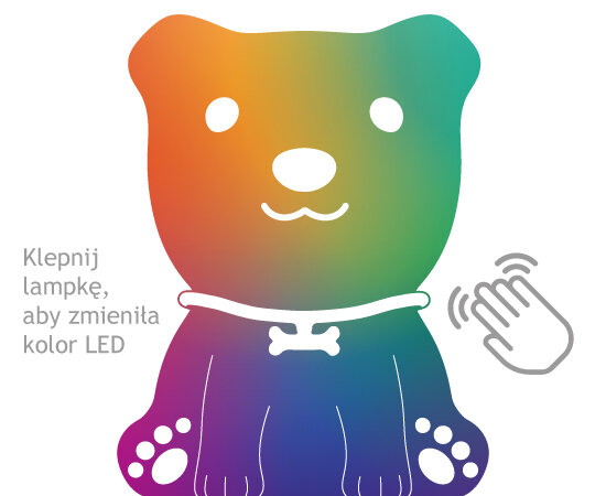 Lampka nocna INNOGIO czas pracy ładowanie