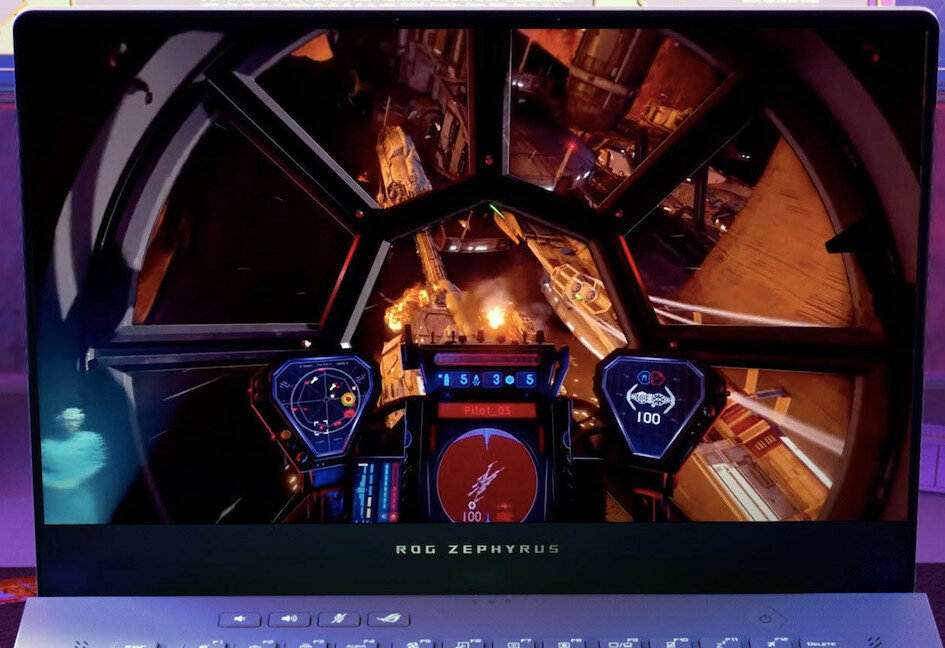 NOTEBOOK ASUS ROG ZG15 GA503QS-HQ025T R9-5900HS 32 1 RTX3080-8 15.6 165 W10 WHT karta graficzna