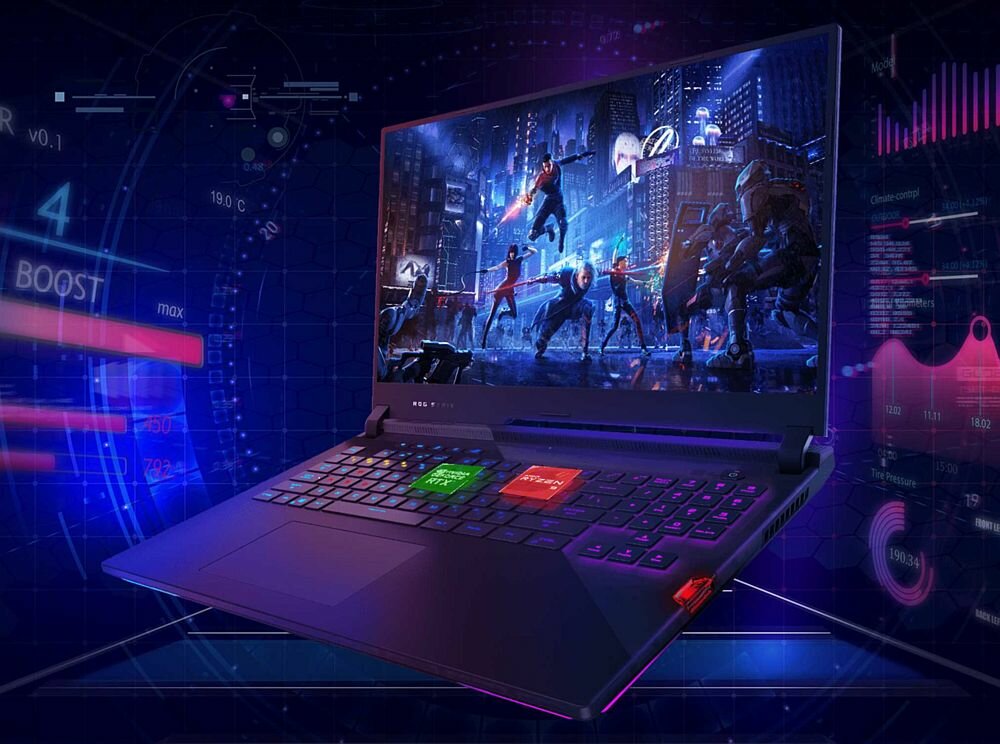 Laptop ASUS Rog Strix Scar 17 - dysk SSD