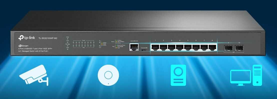 Switch TP-LINK JetStream TL-SG3210XHP-M2 - Wi-Fi 6