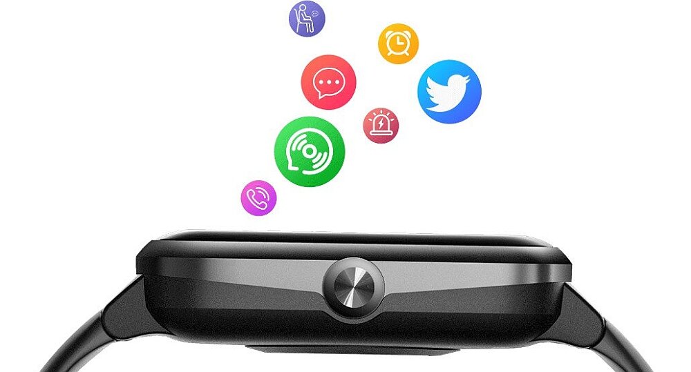 Smartwatch ULEFONE Watch ekran bateria czujniki zdrowie sport pasek ładowanie pojemność rozdzielczość łączność sterowanie krew puls rozmowy smartfon aplikacja