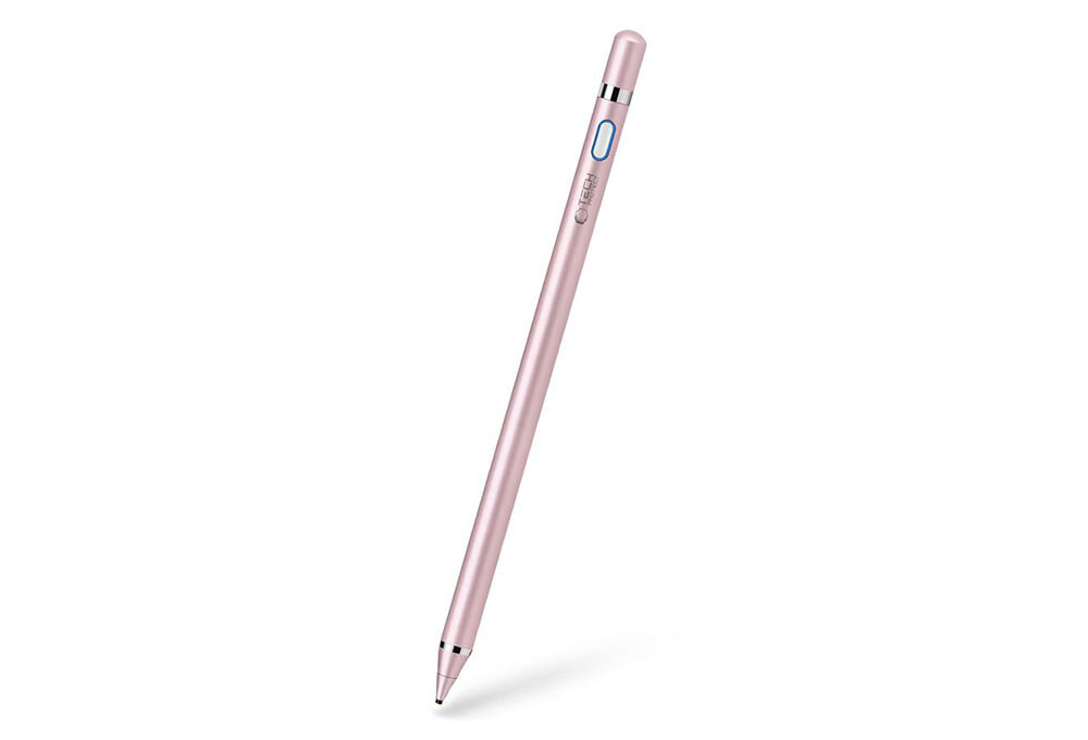 Rysik TECH-PROTECT Active Stylus Pen Różowy prezentacja rysika cienka końcówka o średnicy 1,4 milimetra