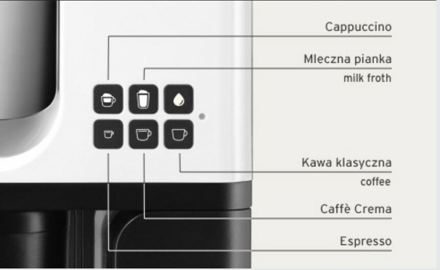 Ekspres TCHIBO Cafissimo Milk Biały