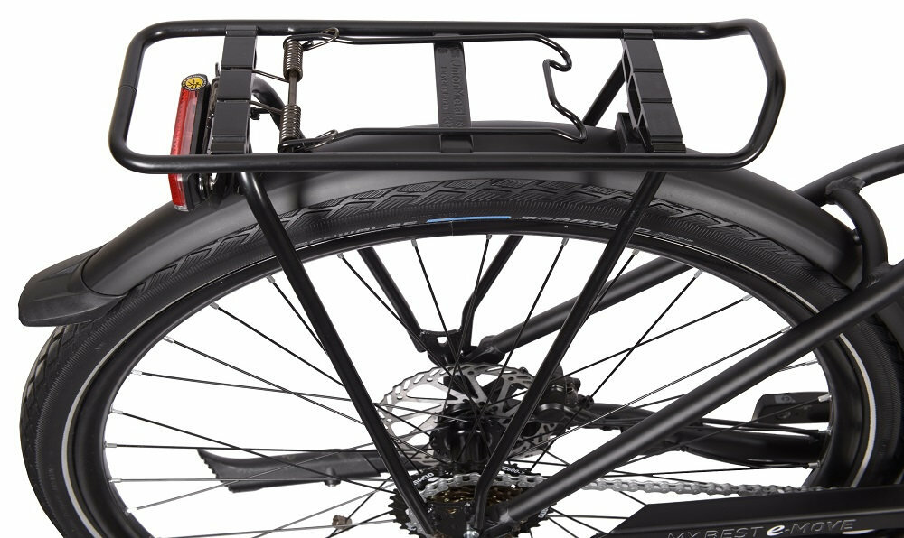 Rower elektryczny MBM E808 Titania D17 28 cali damski Czarny bateria Li-Ion napięcie długa żywotnośc 500 ładowań ładowanie 4-5 godzin w ramie roweru