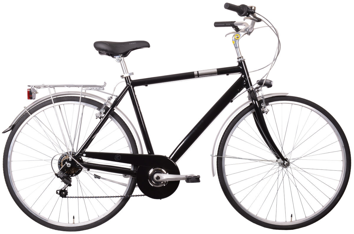 Rower miejski MBM 828 Central 6B 28 cali meski czarny wyglad