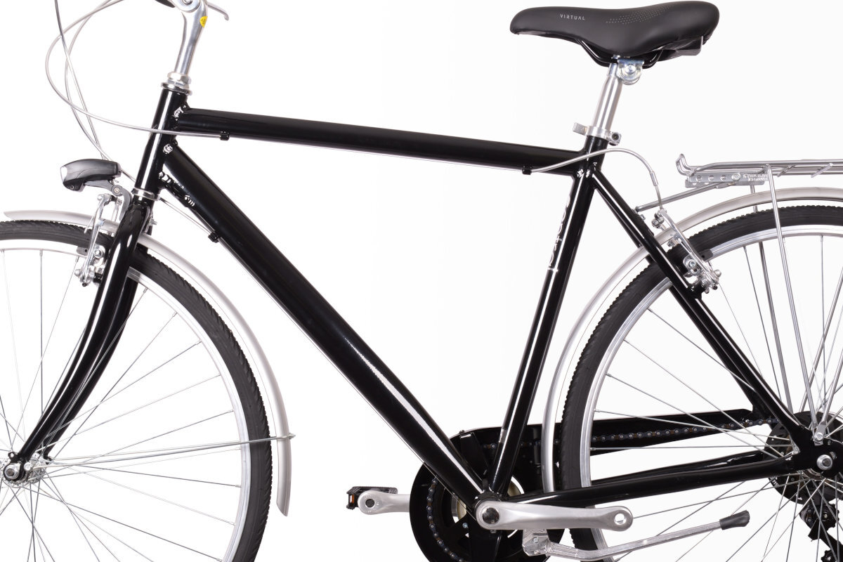 Rower miejski MBM 828 Central 6B 28 cali meski czarny rama