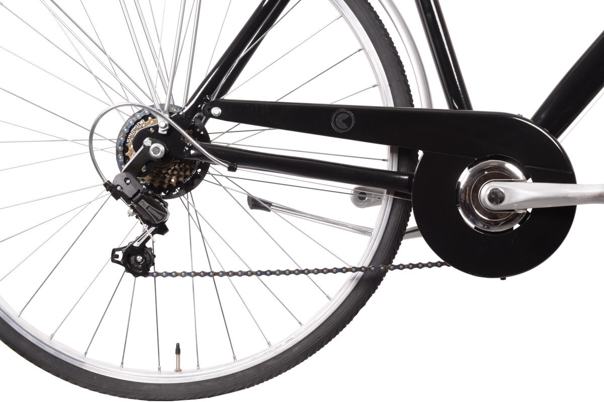 Rower miejski MBM 828 Central 6B 28 cali meski czarny kola