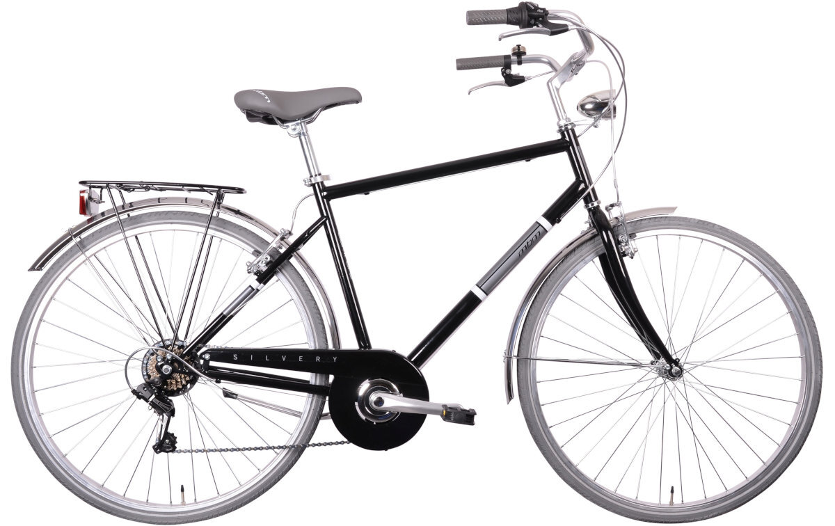 Rower miejski MBM Silvery 6B 28 cali damski czarny wyglad