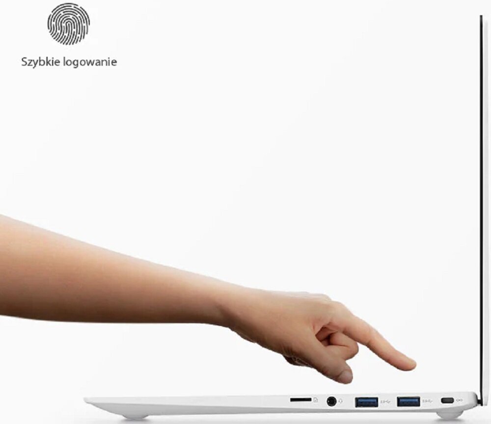 Laptop LG Gram 15 - czytnik lini papilarnych