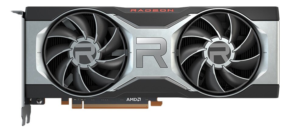 Karta graficzna Gigabyte Radeon RX 6700 XT - nowoczesny układ chłodzenia dwa wentylatory cicha praca systemu
