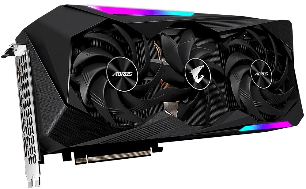 Karta graficzna GIGABYTE Radeon RX 6900 XT Aorus Master 16GB - innowacyjna architektura AMD RDNA 2 16 Gb pamięci GDDR6 kolorowy wyświetlacz