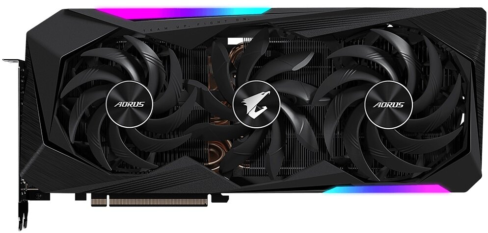 Karta graficzna GIGABYTE Radeon RX 6900 XT Aorus Master 16GB - wydajny układ chłodzenia Windforce 3X 3 wentylatory