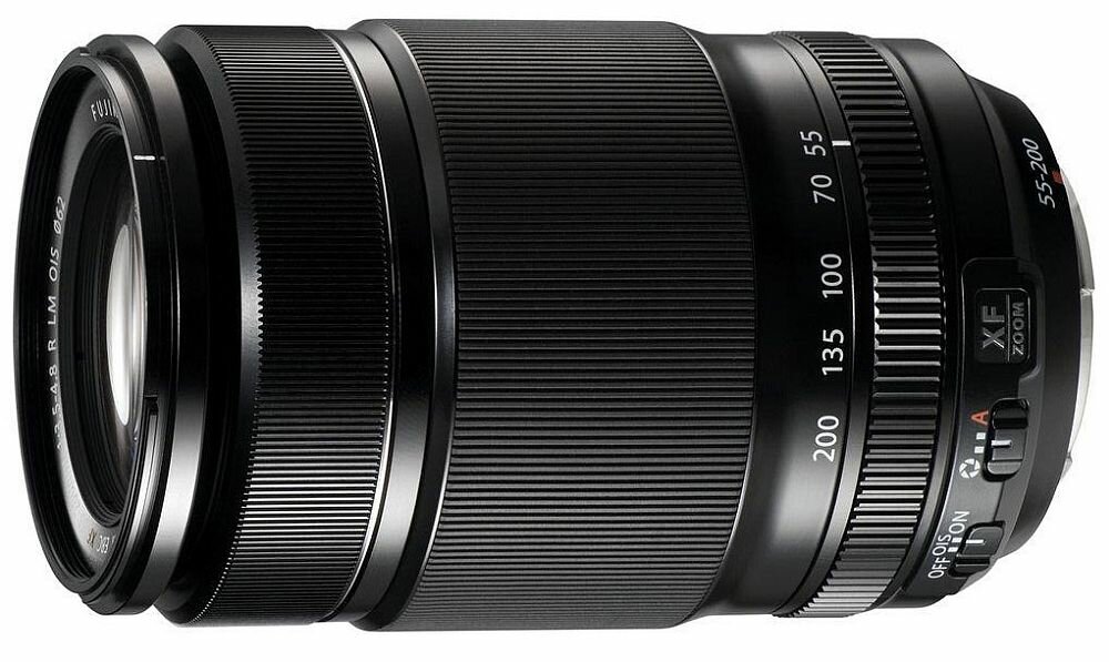 Obiektyw FUJIFILM XF 55-200 mm f-3.5-4.8 R LM OIS optyka soczewki af autofocus przysłona ogniskowa bagnet montaż