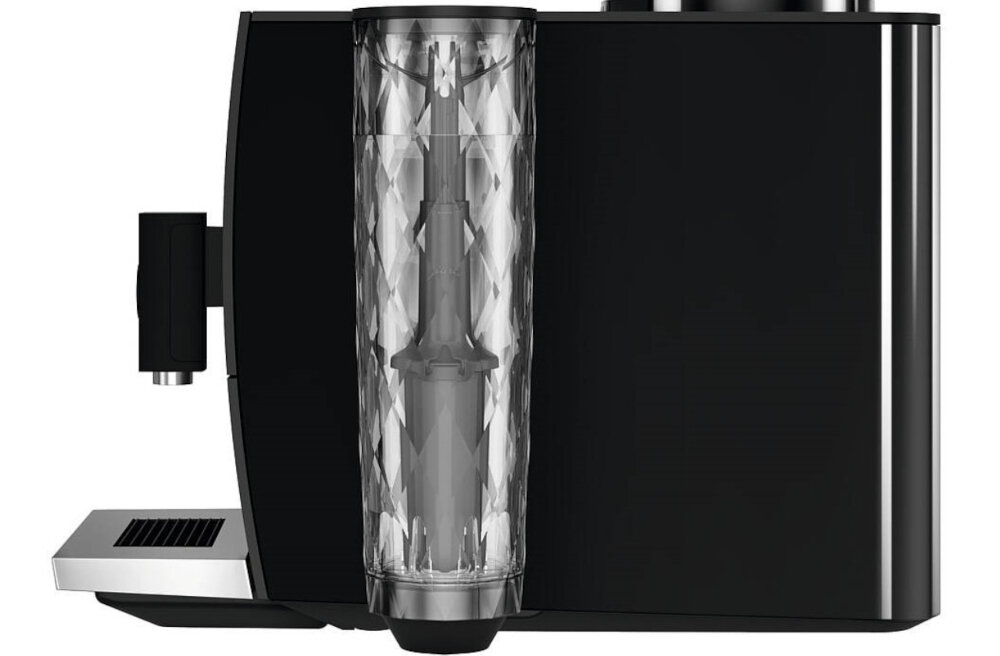 Ekspres JURA ENA 4 Full Metropolitan Black (EA) ustawienia preferencje ilosc wody moc wysokowydajna pompa system obiegu plynow design wyglad kompaktowa wielkosc