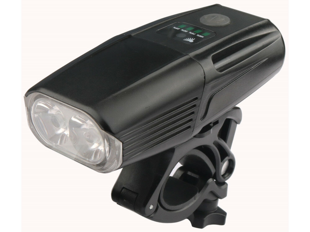 Lampka rowerowa BECOOL BC-FL1610B moc 1000 lumenów bateria litowo-jonowa moc ładowana kabel USB czas ładowania