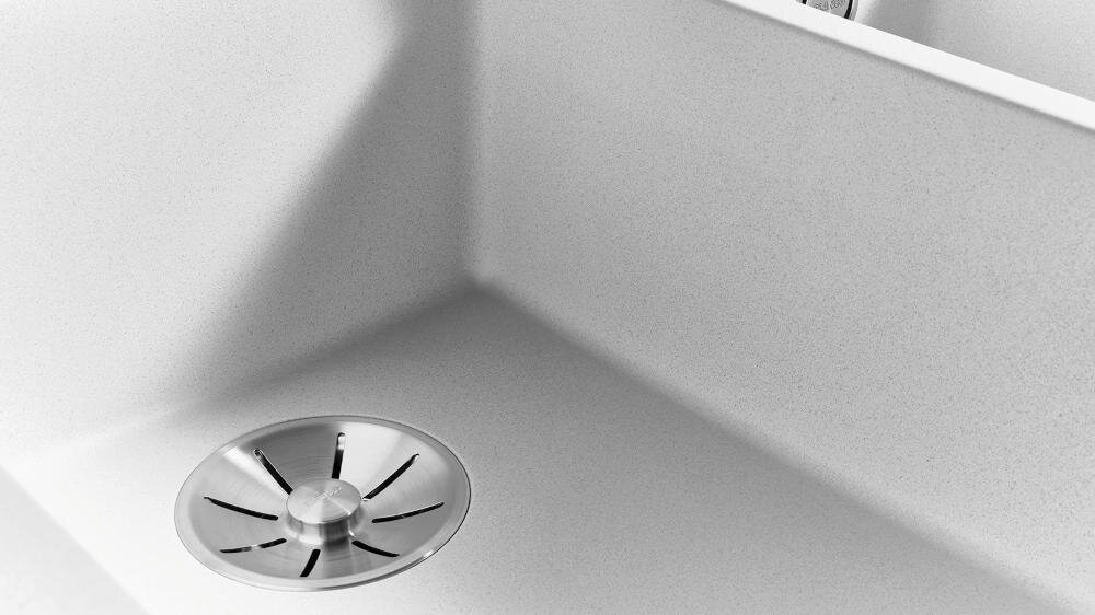 BLANCO zlewozmywak wbudowany montaż blat kuchenny otwór silgranit granit łatwe czyszczenie kamień