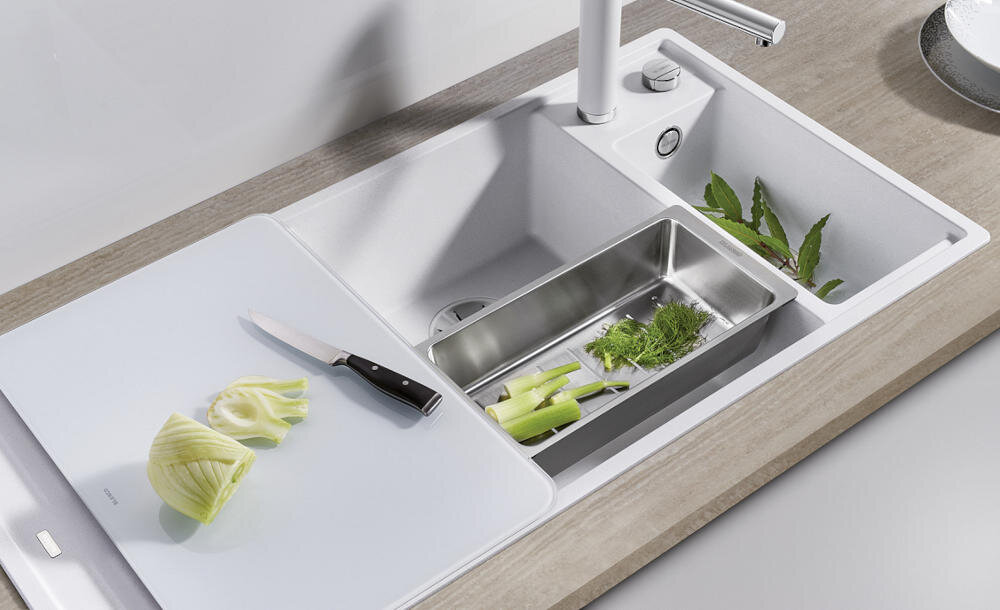 BLANCO zlewozmywak przestrzeń funkcjonalność tacka