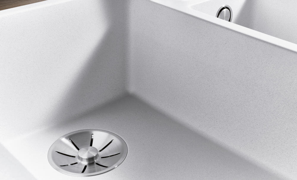 BLANCO zlewozmywak wbudowany montaż blat kuchenny otwór silgranit granit łatwe czyszczenie kamień