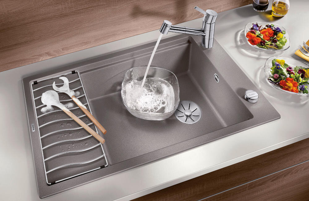 BLANCO zlewozmywak przestrzeń funkcjonalność szyny