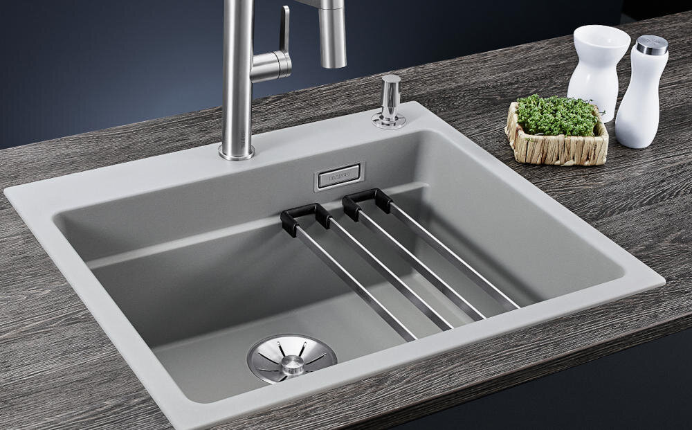 BLANCO funkcjonalność komora miejsce komfort użytkowanie odporność uderzenia wysokie temperatury zarysowania ociekacz