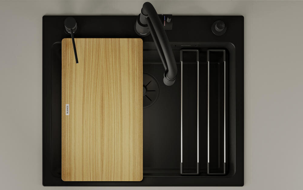 BLANCO zlewozmywak wbudowany montaż blat kuchenny otwór silgranit granit łatwe czyszczenie kamień