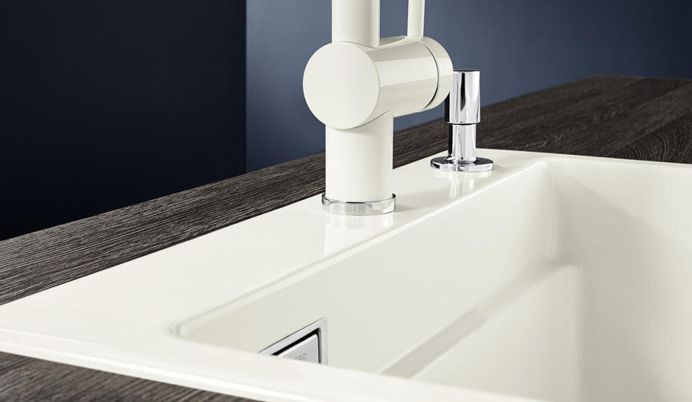 BLANCO zlewozmywak wbudowany montaż blat kuchenny otwór silgranit granit łatwe czyszczenie kamień