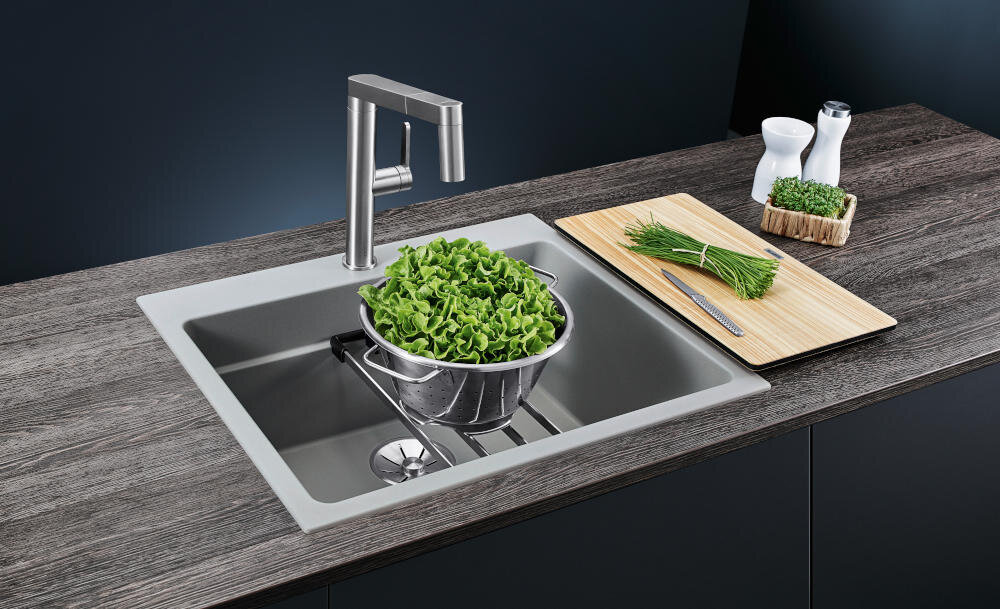 BLANCO zlewozmywak przestrzeń funkcjonalność szyny