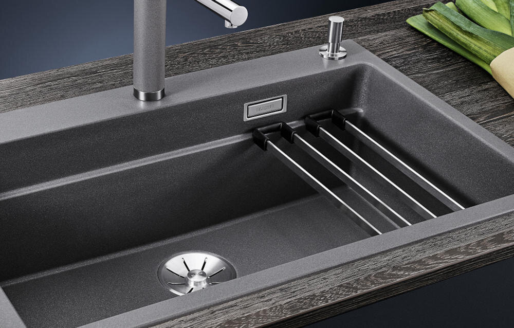 BLANCO zlewozmywak przestrzeń funkcjonalność szyny