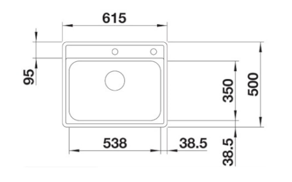 BLANCO funkcjonalność komora mycie wpuszczany blat nowoczesne wzornictwo odporność uderzenia wysokie temperatury zarysowania wymiary