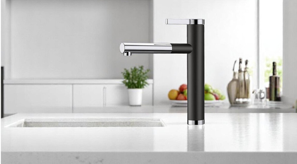 BATERIA KUCHENNA BLANCO Linee-S 526171 Obrotowa wylewka o 180° większy komfort pracy  swoboda ruchu