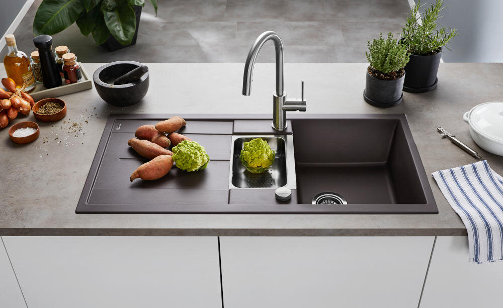 BLANCO zlewozmywak silgranit granit łatwe czyszczenie kamień