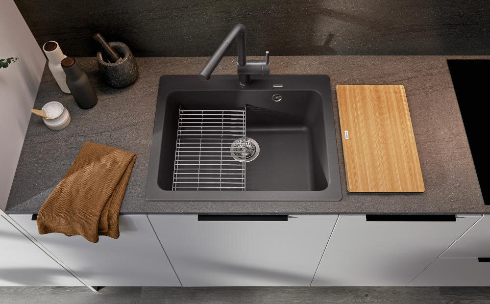 BLANCO zlewozmywak przestrzeń funkcjonalność tacka wielofunkcyjna stal nierdzewna