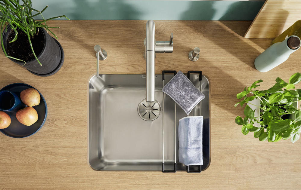 BLANCO zlewozmywak przestrzeń funkcjonalność tacka wielofunkcyjna stal nierdzewna