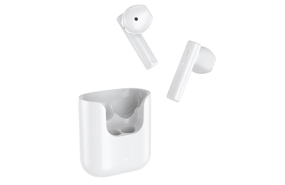 Słuchawki douszne QCY T12 TWS Biały bluetooth obsługa panel