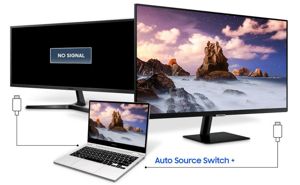 Monitor SAMSUNG Smart M5 LS27AM500 Auto Source Switch +