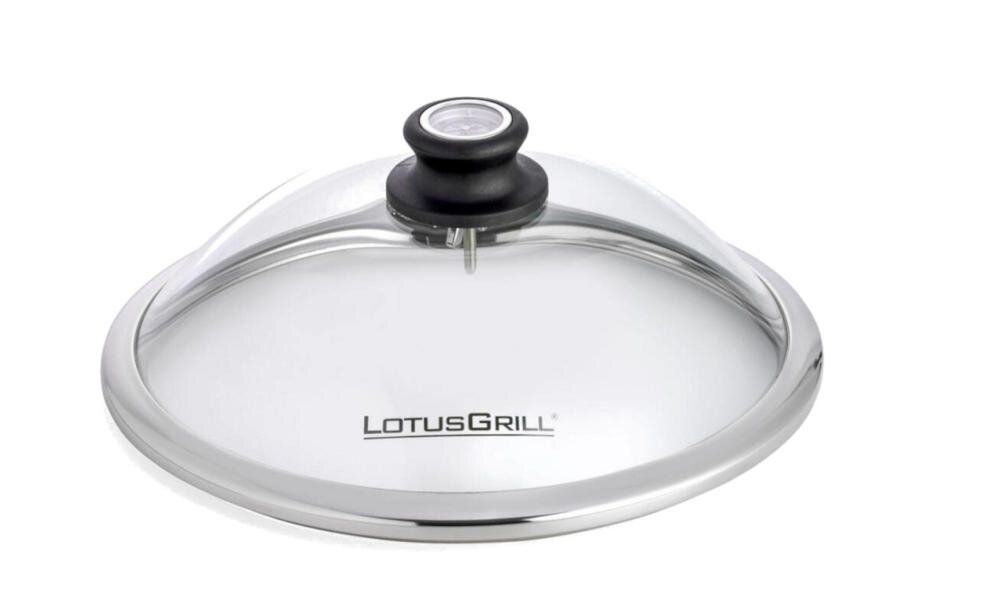 LOTUSGRILL pokrywa szkło temperatura grillowanie szczelne przyleganie