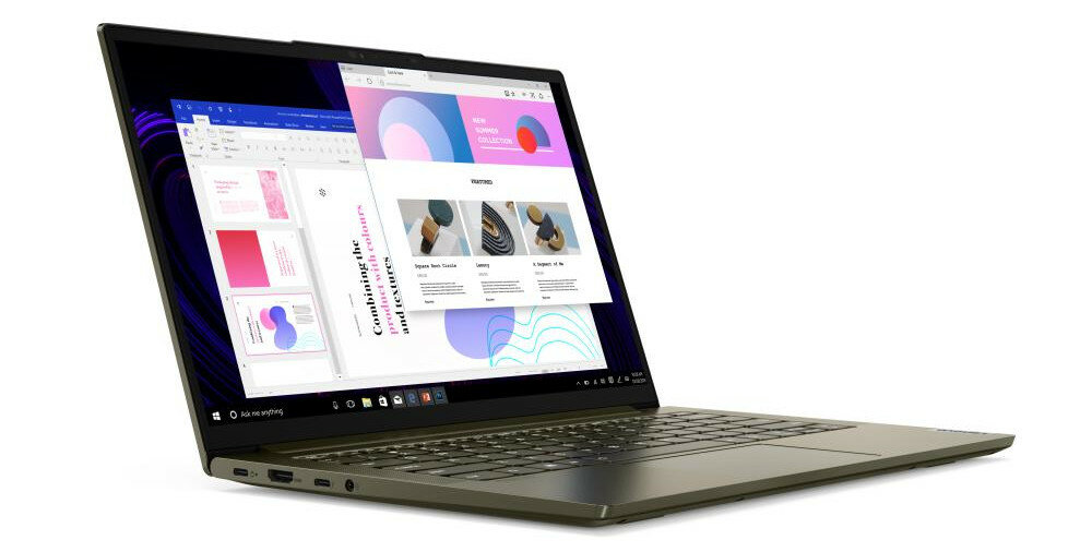 NOTEBOOK LENOVO YOGA SLIM7 14ARE05 82A200A3PB R7-4700U 16G 512SSD 14 W10 procesor