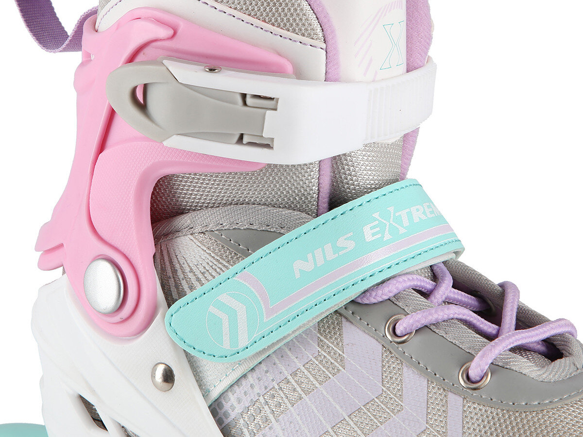 Lyzworolki NILS EXTREME NH18192 zapiecie sznurowadla klamra rzep