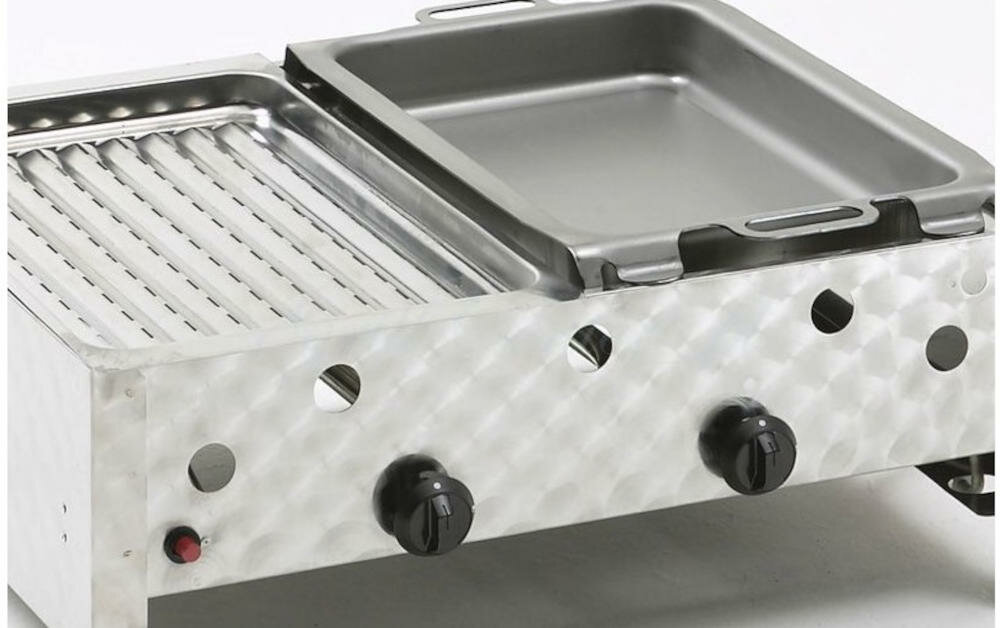 LANDMANN 004422 niewielkie wymiary patelnia event festyn ogródek gaz kontrola piezozapalnik szybka sprawna obsługa płynna regulacja temperatura