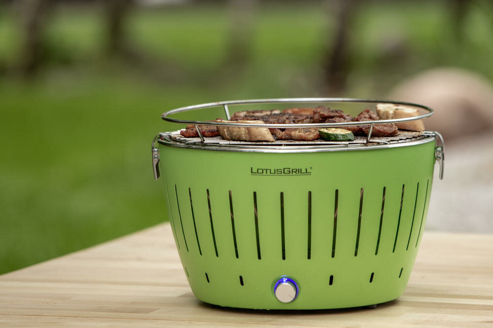 LOTUSGRILL innowacyjna budowa obieg powietrze
