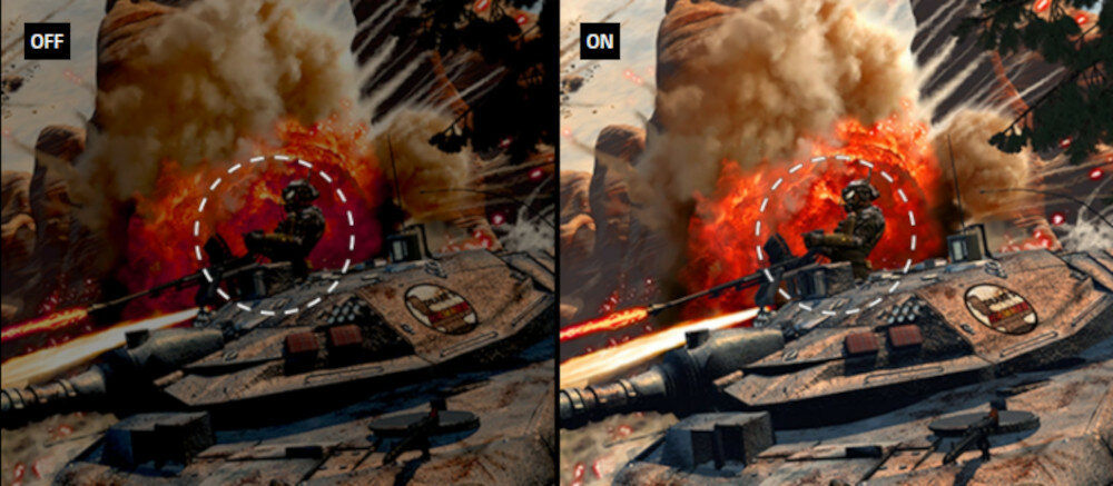 Monitor LG 29WL50S-B  - ciemność