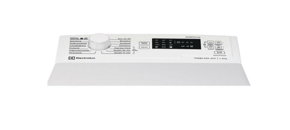 ELECTROLUX-EW2T35262P zarządzanie pralka panel sterowania czytelny ikonki elektroniczny wyświetlacz